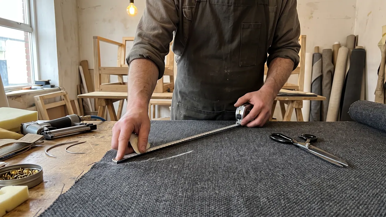 Rollo de tela de alto tránsito junto a una banqueta de local comercial